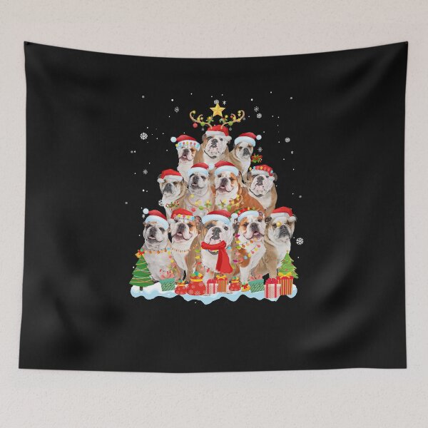 Item preview, Bulldog Christmas Tree Pajama Xmas  designed and sold by CreativeGift.