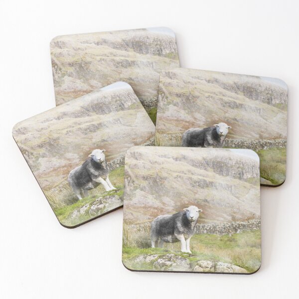 Item preview, Herdwick Sheep Landscape Watercolour Photograph designed and sold by Jane Stanley Photography.