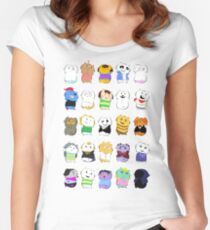 Undertale - Underkitties Women's Fitted Scoop T-Shirt