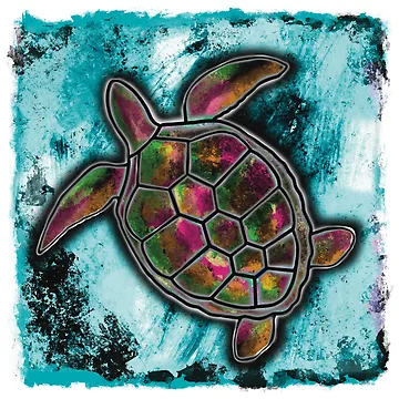 Artwork thumbnail, Homebound Turtle by FatSlugDesigns