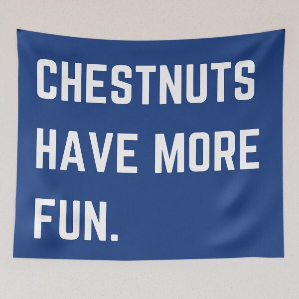 Item preview, Chestnuts Have More Fun | Horse Design designed and sold by cheekygelding.
