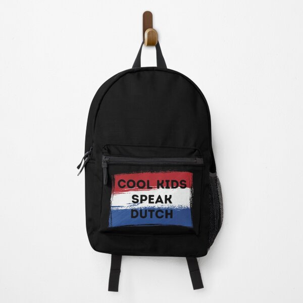 Item preview, COOL KIDS SPEAK DUTCH Language Quote Flag designed and sold by a-little-ink.