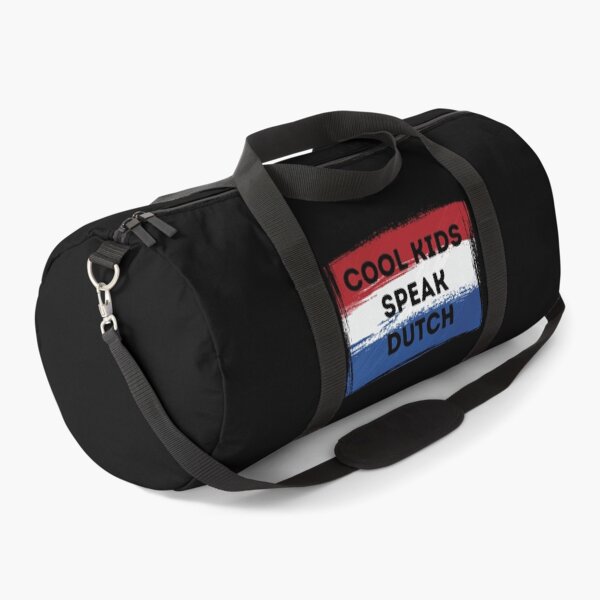 Item preview, COOL KIDS SPEAK DUTCH Language Quote Flag designed and sold by a-little-ink.