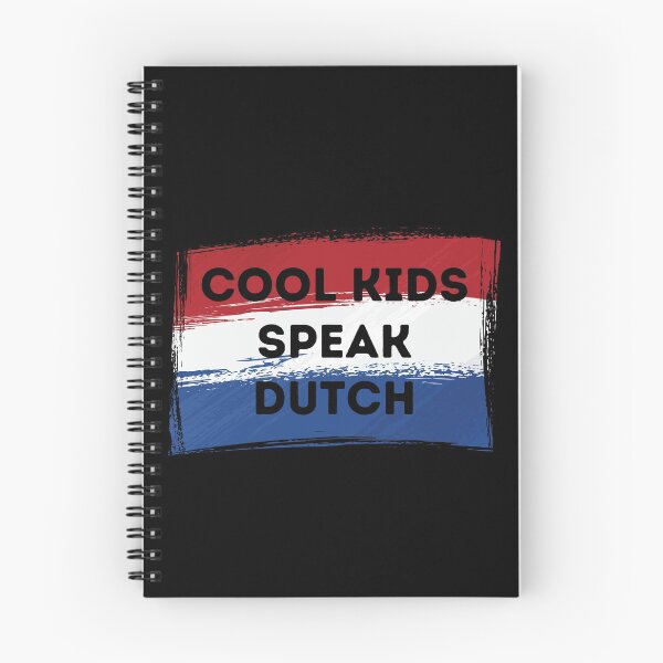 Item preview, COOL KIDS SPEAK DUTCH Language Quote Flag designed and sold by a-little-ink.