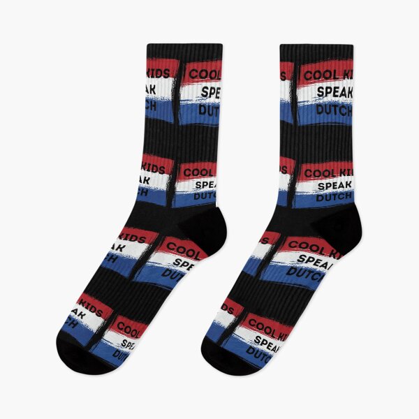 Item preview, COOL KIDS SPEAK DUTCH Language Quote Flag designed and sold by a-little-ink.