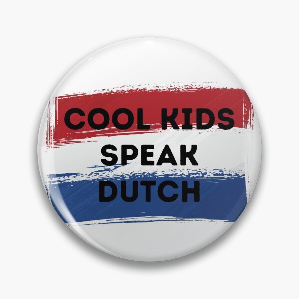 Item preview, COOL KIDS SPEAK DUTCH Language Quote Flag designed and sold by a-little-ink.