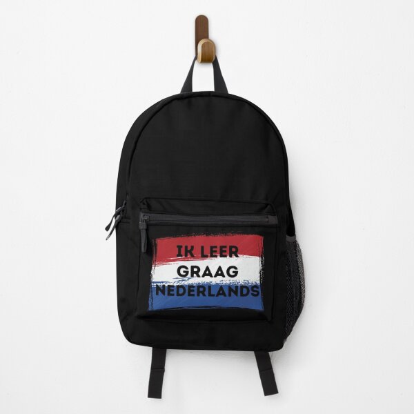 Item preview, I LOVE LEARNING DUTCH Language Quote Flag designed and sold by a-little-ink.