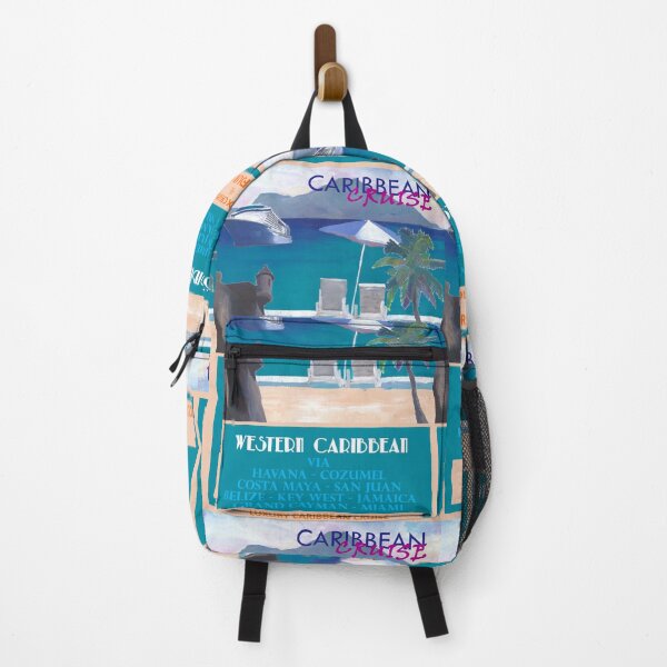 Item preview, Western Caribbean Cruise Retro Travel Poster II designed and sold by artshop77.
