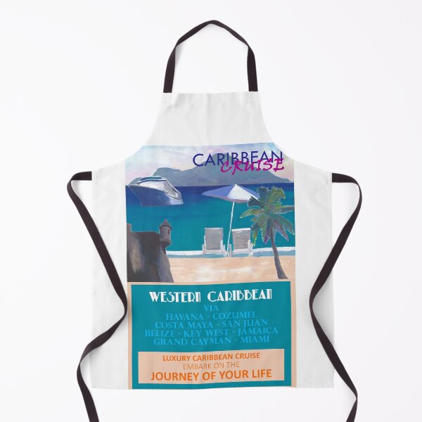 Item preview, Western Caribbean Cruise Retro Travel Poster II designed and sold by artshop77.