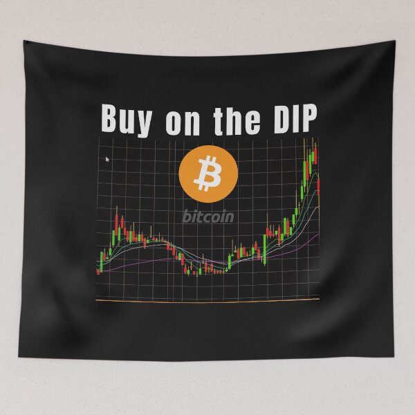 Item preview, Buy on the Dips - Bitcoin designed and sold by Cryptohaven.