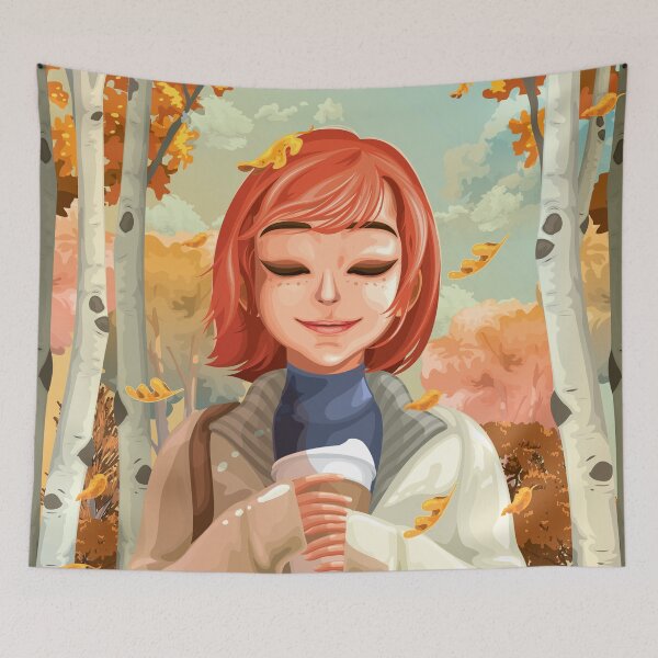 Item preview, Falling Autumn Leaves designed and sold by kubilayilhan.