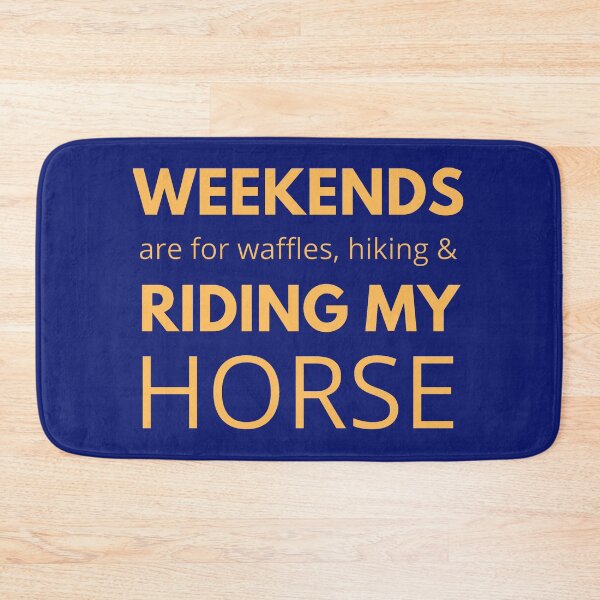 Item preview, Weekends are for Waffles, Hiking, & Riding My Horse | Horse Design designed and sold by cheekygelding.