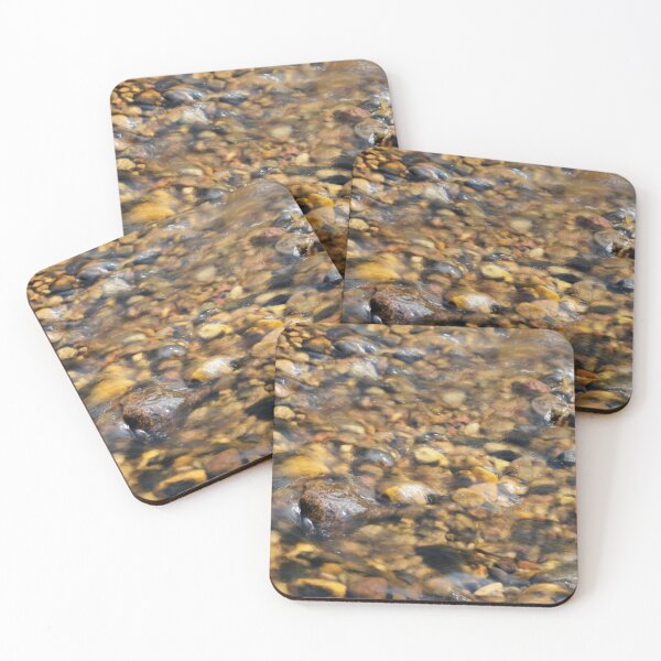 Item preview, Coloured pebbles and stones on a creek designed and sold by studio838.