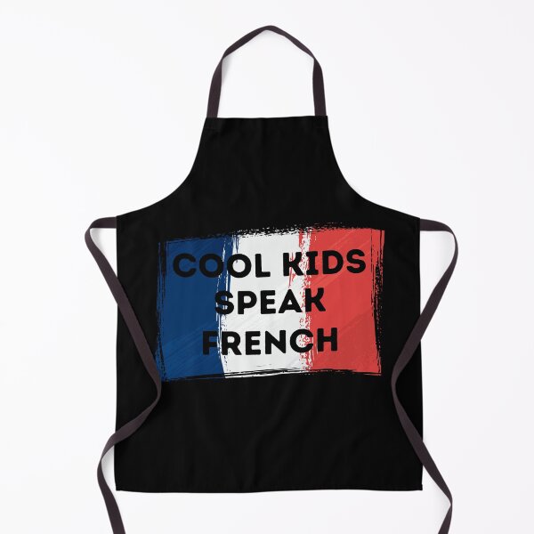 Item preview, COOL KIDS SPEAK FRENCH Language Quote Flag designed and sold by a-little-ink.