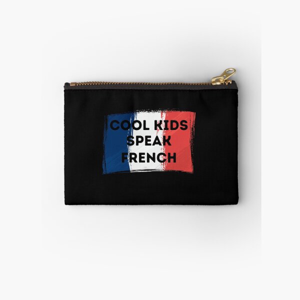 Item preview, COOL KIDS SPEAK FRENCH Language Quote Flag designed and sold by a-little-ink.