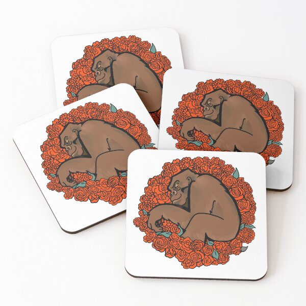 Item preview, Gorilla Sleeping in a Bed of Roses designed and sold by Bill Morse.