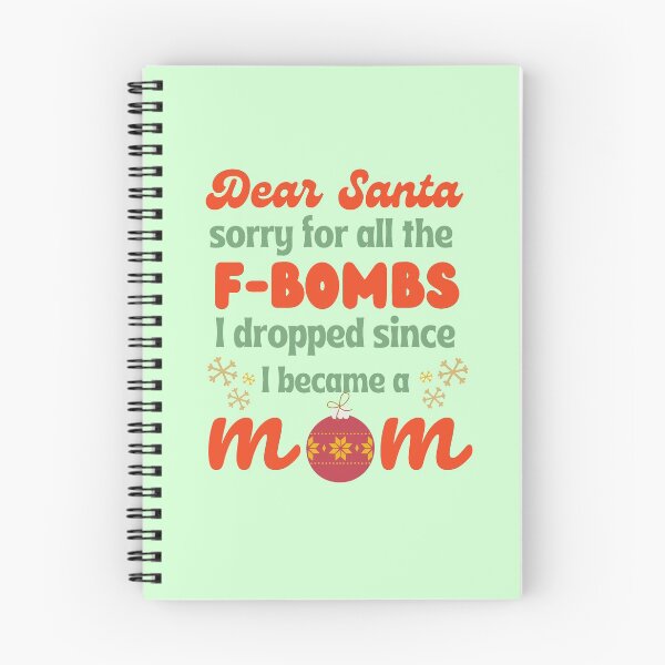 Item preview, Dear Santa Sorry for All the F-Bombs designed and sold by luchik-and-co.