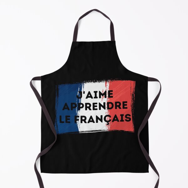 Item preview, I LOVE LEARNING FRENCH Language Quote Flag designed and sold by a-little-ink.