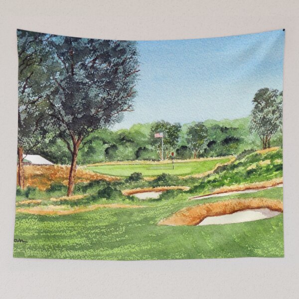 Item preview, Merion Golf Course 16th Hole designed and sold by William Holkham.