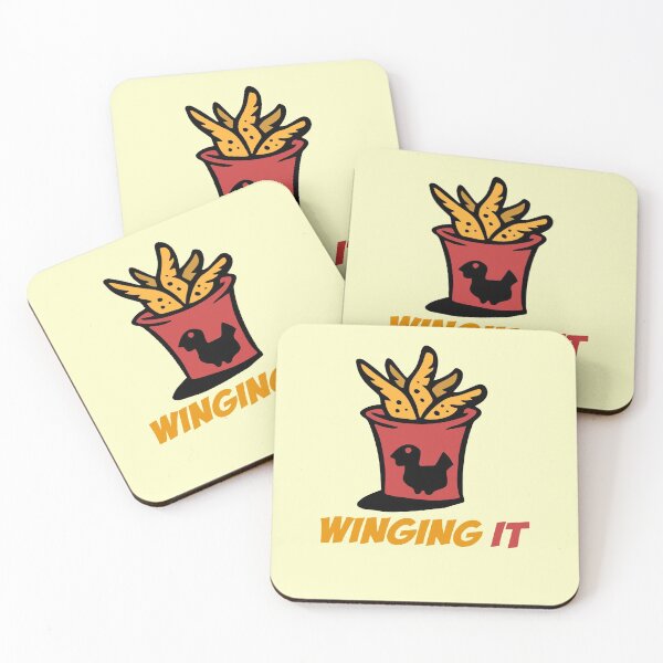 Item preview, Winging it - national fast food day design designed and sold by wingdingr.