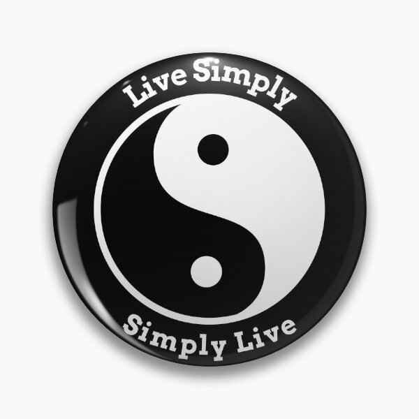 Item preview, Yin Yang Live Simply Simply Live designed and sold by Rooster Syndicate.