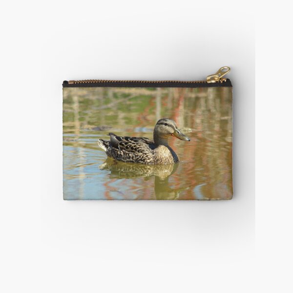 Item preview, Female Mallard Duck in Pond designed and sold by anitahiltz.