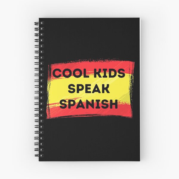 Item preview, COOL KIDS SPEAK SPANISH Language Quote Flag designed and sold by a-little-ink.