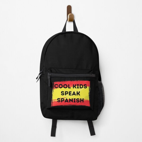 Item preview, COOL KIDS SPEAK SPANISH Language Quote Flag designed and sold by a-little-ink.