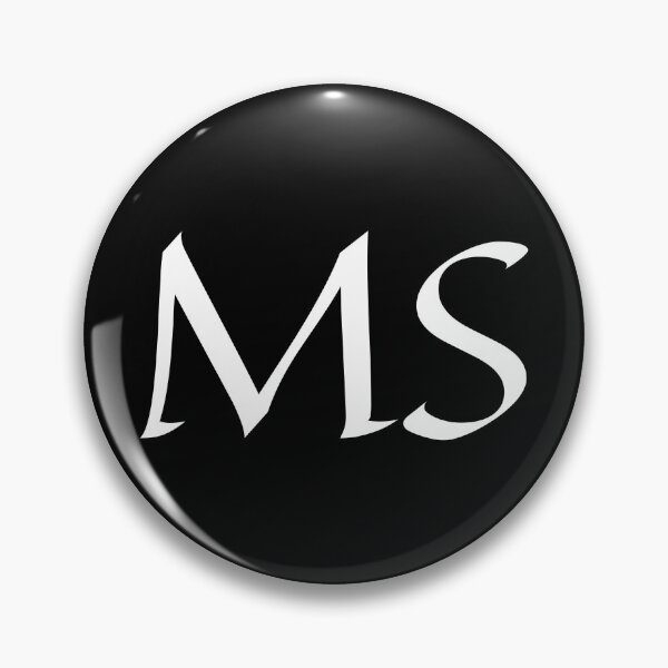 Item preview,  MS black and white initials monogramed designed and sold by Abbara.