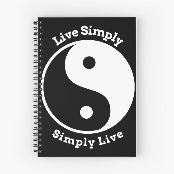 Item preview, Yin Yang Live Simply Simply Live designed and sold by Rooster Syndicate.