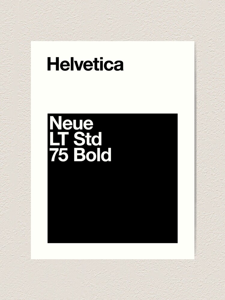 helvetica neue light ltstd black