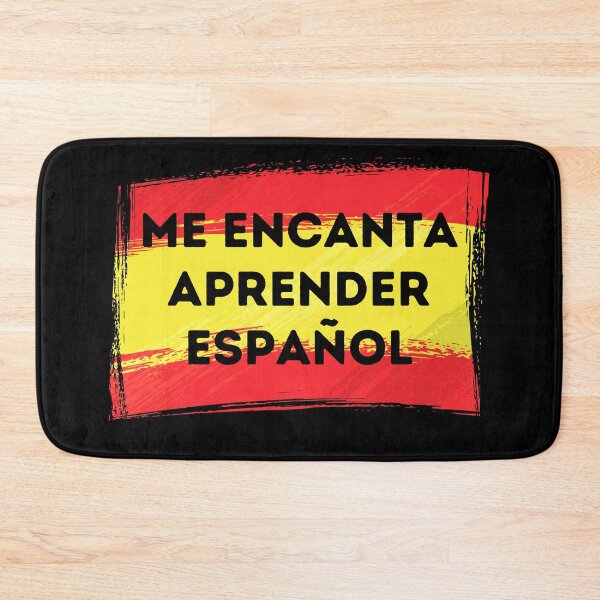Item preview, I LOVE LEARNING SPANISH Language Quote Flag designed and sold by a-little-ink.