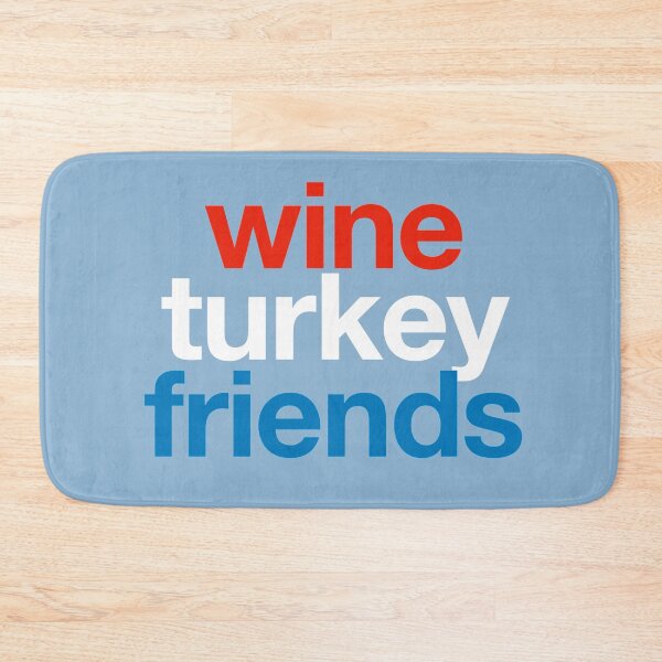 Item preview, WTF - Wine Turkey Friends - Friendsgiving Shirt designed and sold by WordsmithNerd.