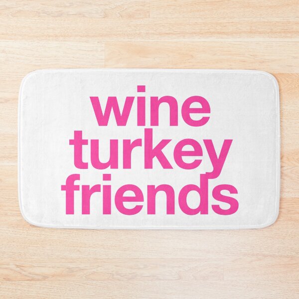 Item preview, WTF - Wine Turkey Friends - Friendsgiving Shirt designed and sold by WordsmithNerd.