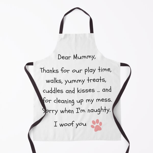 Item preview, Cute note from puppy dog to Dog Mummy! designed and sold by JellyBeenzz.