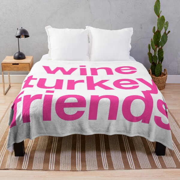Item preview, WTF - Wine Turkey Friends - Friendsgiving Shirt designed and sold by WordsmithNerd.