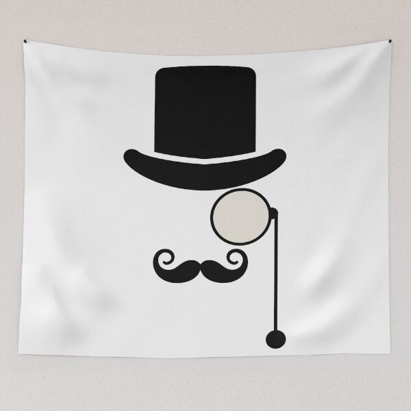 Item preview, Mustache And Wayfarer Glasses designed and sold by All in One  Design.