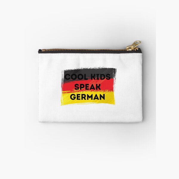 Item preview, COOL KIDS SPEAK GERMAN Language Quote Flag designed and sold by a-little-ink.