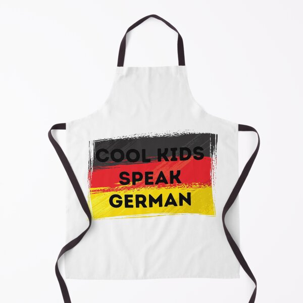 Item preview, COOL KIDS SPEAK GERMAN Language Quote Flag designed and sold by a-little-ink.