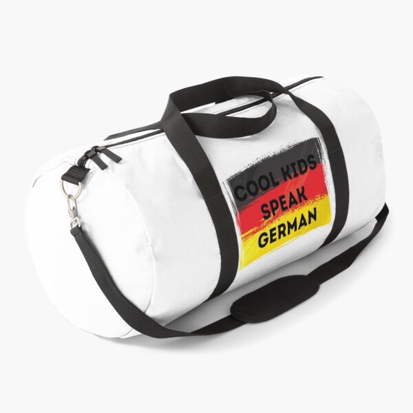 Item preview, COOL KIDS SPEAK GERMAN Language Quote Flag designed and sold by a-little-ink.