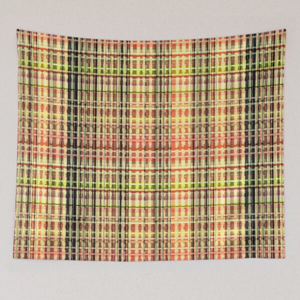 Item preview, Yellow Peach Tribal Plaid Design designed and sold by mvbillings.