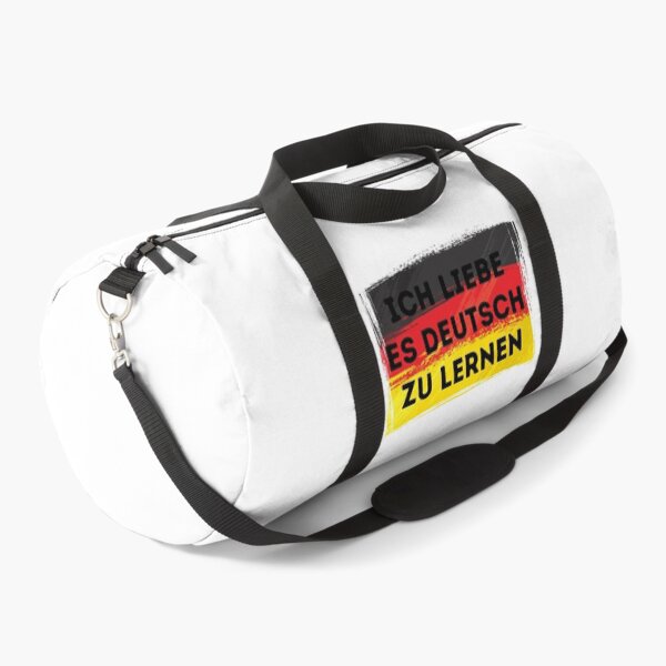 Item preview, I LOVE LEARNING GERMAN Language Quote Flag designed and sold by a-little-ink.