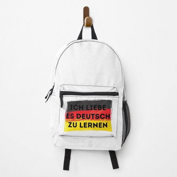 Item preview, I LOVE LEARNING GERMAN Language Quote Flag designed and sold by a-little-ink.