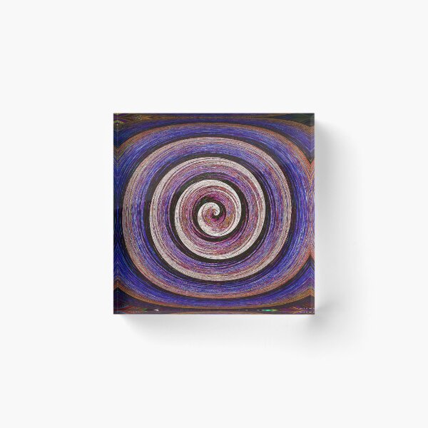 Item preview, Janca Purple Sprial Oval Abstract Design #32 designed and sold by Tom Janca.