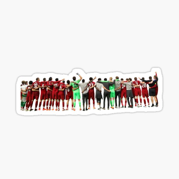 Liverpool Du wirst niemals alleine gehen Sticker