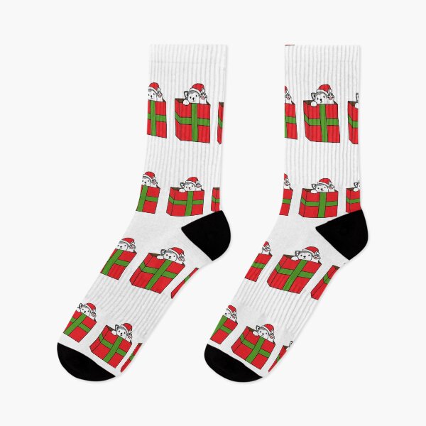 Item preview, Dog popping out of Christmas present  designed and sold by -ash-draws-.