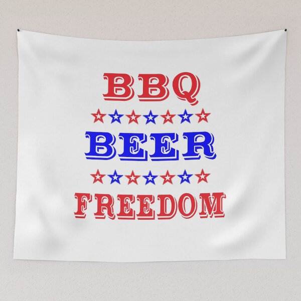 Item preview, Bbq Beer Freedom Vintage & Funny designed and sold by ecdato.
