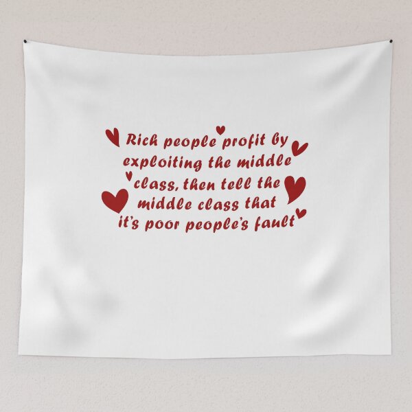 Item preview, Rich people profit by exploiting the middle class designed and sold by BrandyKrat.
