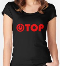 red power top Women's Fitted Scoop T-Shirt