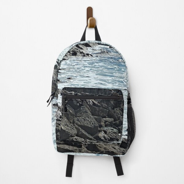 Item preview, Sea Wave Breaking on Rocks Seascape designed and sold by Anna Lemos.